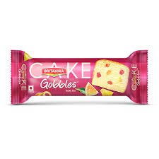 BRITANNIA CAKE GOBBLES MIX FRUIT