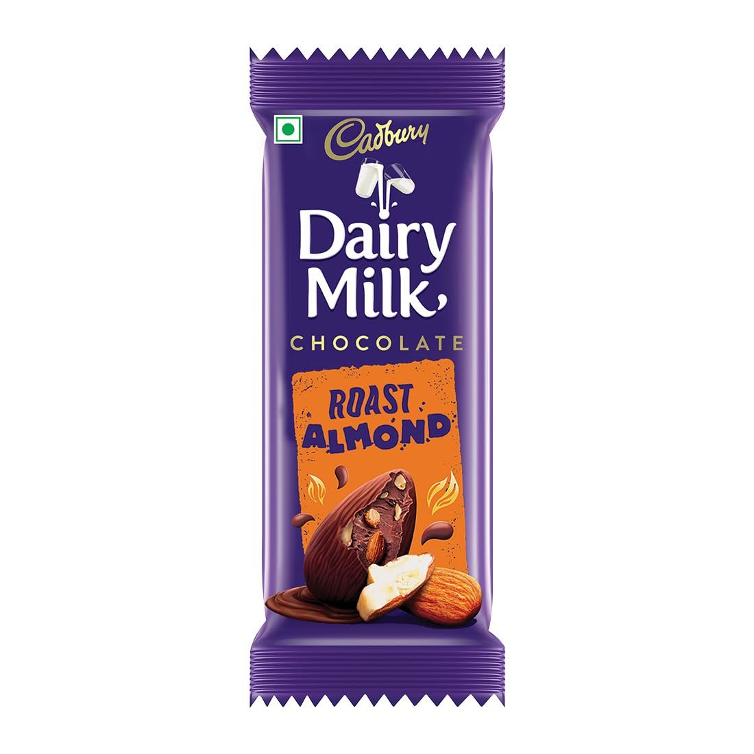 CADBURY DAIRY MILK ROAST ALMOND CHOCOLATE 36GM