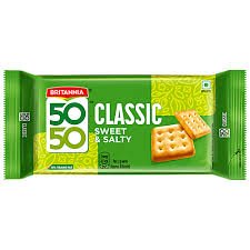 BRITANNIA 50 50 CLASSIC BISCUIT 188GM