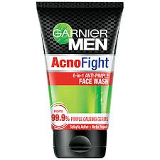 GARNIER MEN ACNO FIGHT ANTI PIMPLE FACE WASH 100GM