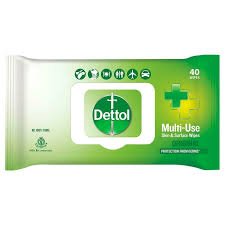 DETTOL MULTI USE WIPES 40N