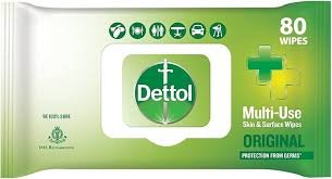 DETTOL MULTI USE WIPES 80 WIPES
