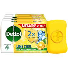 DETTOL SOAP LIME COOL 400GM 4PCS SET