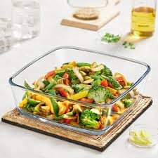 BOROSIL 1.6L MICROWAVABLE SQUARE DISH