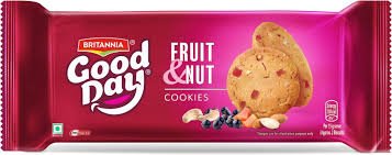 BRITANNIA GOOD DAY FRUIT NUT COOKIES BISCUIT 90G