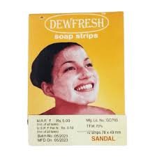 DEWFRESH SOAP STRIPS SANDAL 10PCS