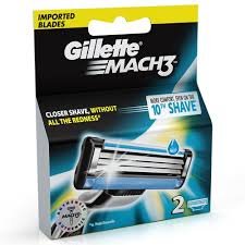 GILLETTE MACH3 CARTRIDGES 2PCS