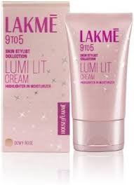 LAKME 9TO5 LUMI LIT CREAM HIGHLIGHTER DEWY ROSE 30G