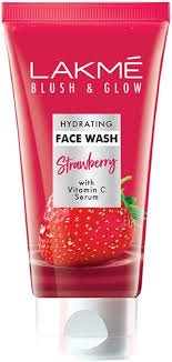 LAKME BLUSH GLOW STRAWBERRY FACEWASH 50G