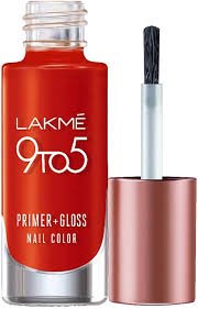 LAKME OVERNIGHT SHINE NAIL COLOR CHERRY R