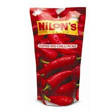 NILONS STUFFED RED CHILLI PICKLE 140G