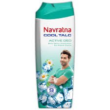 NAVRATNA COOL TALC POWDER ACTIVE DEO 100GM +NAVRATNA OIL 3ML
