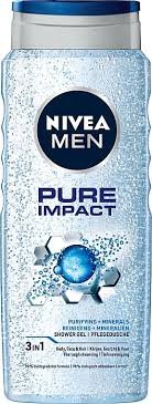 NIVEA MEN PURE IMPACT SHOWER  GEL 250 ML