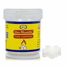OM SHANTI PURE CAMPHOR/ KAPUR 25PCS/ KAPOOR