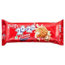 PARLE 20-20 CASHEW  COOKIES 200G