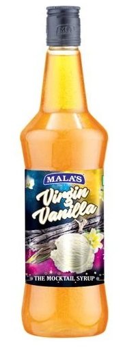 MALAS VIRGIN VANILLA MOCKTAIL SYRUP 750ML