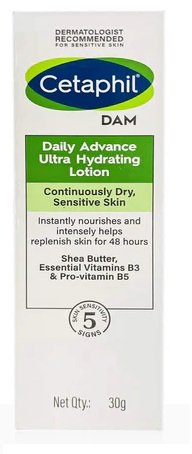 CETAPHIL DAM HYDRATING LOTION 30GM