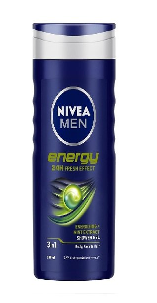 NIVEA MEN ENERGY 24H FRESH EFFECT SHOWER GEL