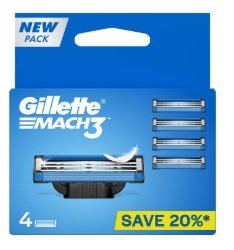 GILLETTE MACH3 CARTRIDGE 4 PCS