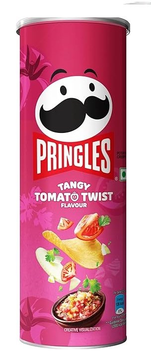 PRINGLES TANGY TOMATO TWIST 102GM