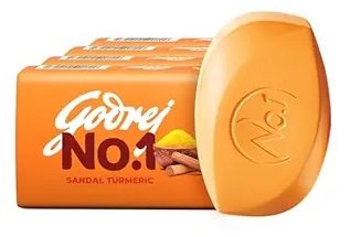 GODREJ NO 1 SANDAL TURMERIC  SOAP 235GM