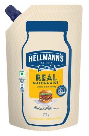 HELLMANNS REAL MAYONNAISE 375GM