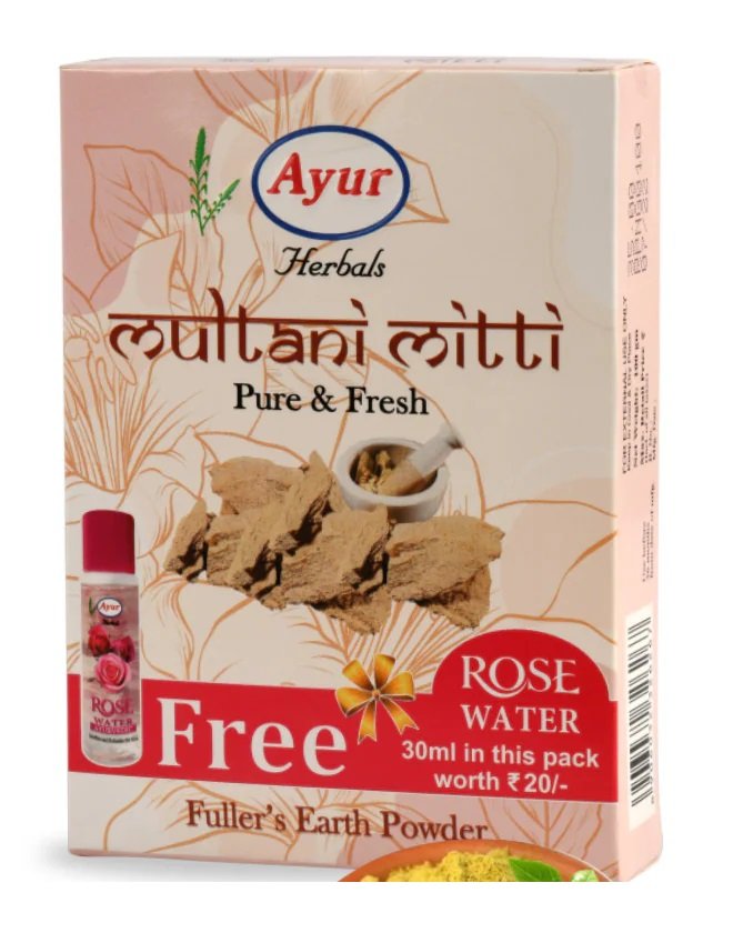 AYUR MULTANI MITTI  PURE AND FRESH  100GM
