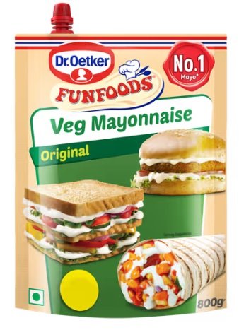FUNFOODS VEG MAYONNAISE ORIGINAL 800GM