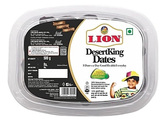LION DESERT KING DATES 500GM