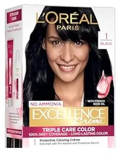 LOREAL TRIPLE CARE COLOR 1 BLACK 100G + 72ML