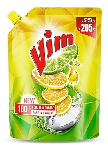 VIM DISHWASH LIQUID GEL 900ML  POUCH