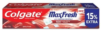 COLGATE MAXFRESH SPICY RED GEL  TOOTHPASTE 81GM