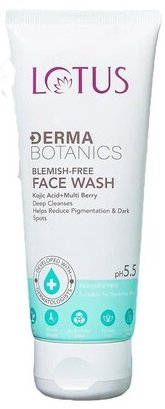 LOTUS DERMA BOTANICS BLEMISH FREE FACE WASH 100GM