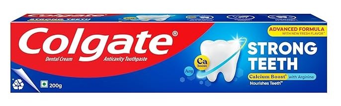 COLGATE STRONG TEETH TOOTHPASTE 200GM