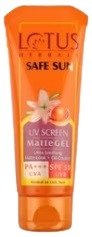 LOTUS SAFE SUN UV SCREEN MATTE GEL SPF 50 50GM