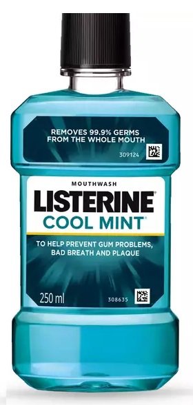 LISTERINE COOL MINT MOUTH WASH 250ML