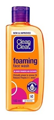 CLEAN CLEAR FOAMING FACE WASH 100ML