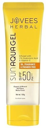 JOVEES SUN AQUA  GEL SPF 50 PA+++ CREAM 100GM