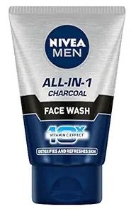 NIVEA MEN ALL IN 1  CHARCOAL FACE WASH 50GM
