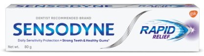 SENSODYNE RAPID RELIEF TOOTHPASTE 80GM