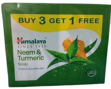 HIMALAYA NEEM TURMERIC SOAP 4UNIT 300GM