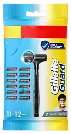 GILLETTE GUARD SUPER SAVER PACK 1 RAZOR 12 BLADE