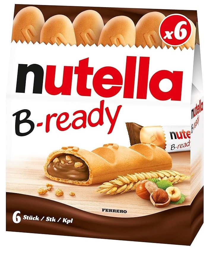 NUTELLA B READY WAFER CHOCOLATE 132GM