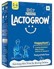 NESTLE LACTOGROW BISCUITY AND VANILLA  2-6 YEARS 400GM