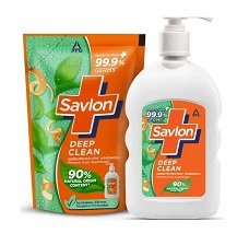 SAVLON DEEP CLEAN HANWASH 200ML PUMP + 175ML REFILL