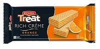 BRITANNIA TREAT RICH CREME ORANGE WAFERS 55GM