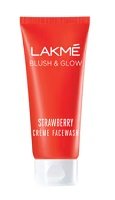 LAKME BLUSH AND GLOW STRAWBERRY CREME FACEWASH 100GM