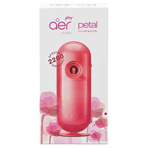 GODREJ AER MATIC PETAL CRUSH PINK 210ML