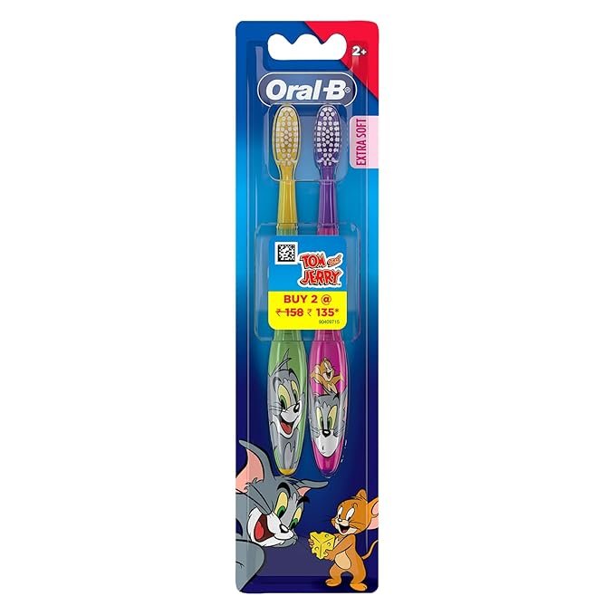 ORAL B TOM JERRY BABY TOOTHBRUSH 2PCS