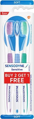 SENSODYNE SENSITIVE TOOTHBRUSH  3PCS